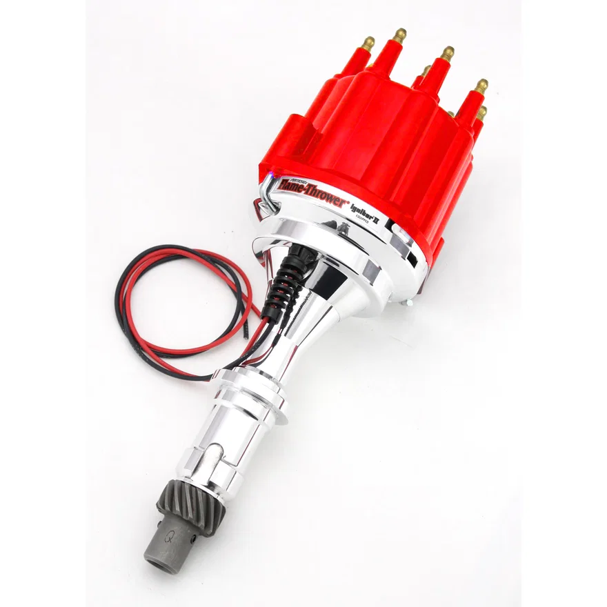 Dist Billet Pontiac V8 Non/ Vac Red Male Cap