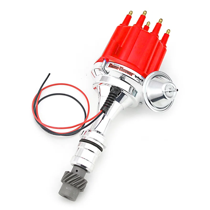 Dist Billet Oldsmobile V8 Vac Red Male Cap