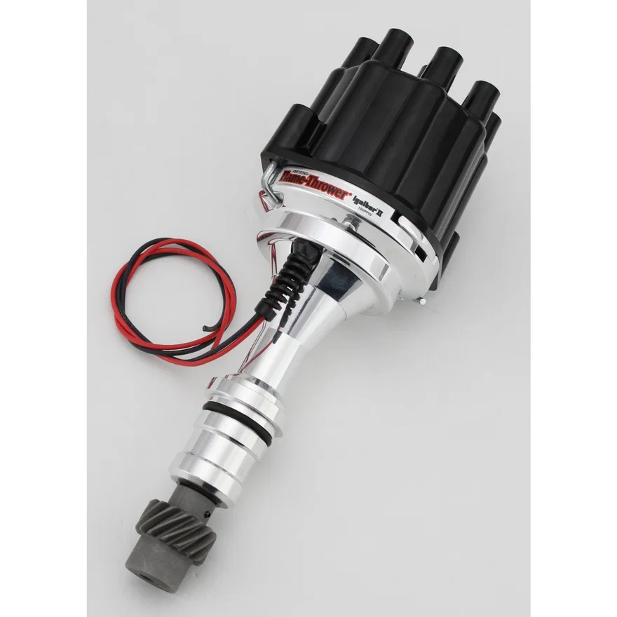Dist Billet Oldsmobile V8 Non/Vac Blk Cap