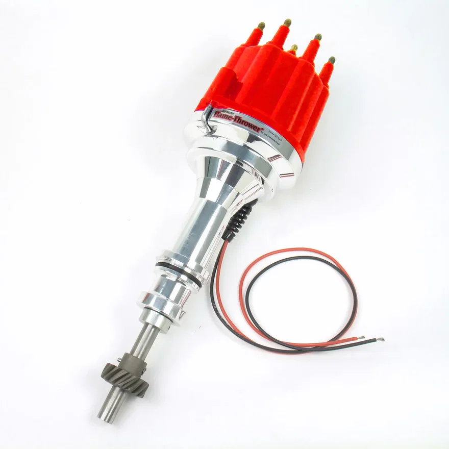 Dist Billet I3 Ford 351C No/Vac red M cap