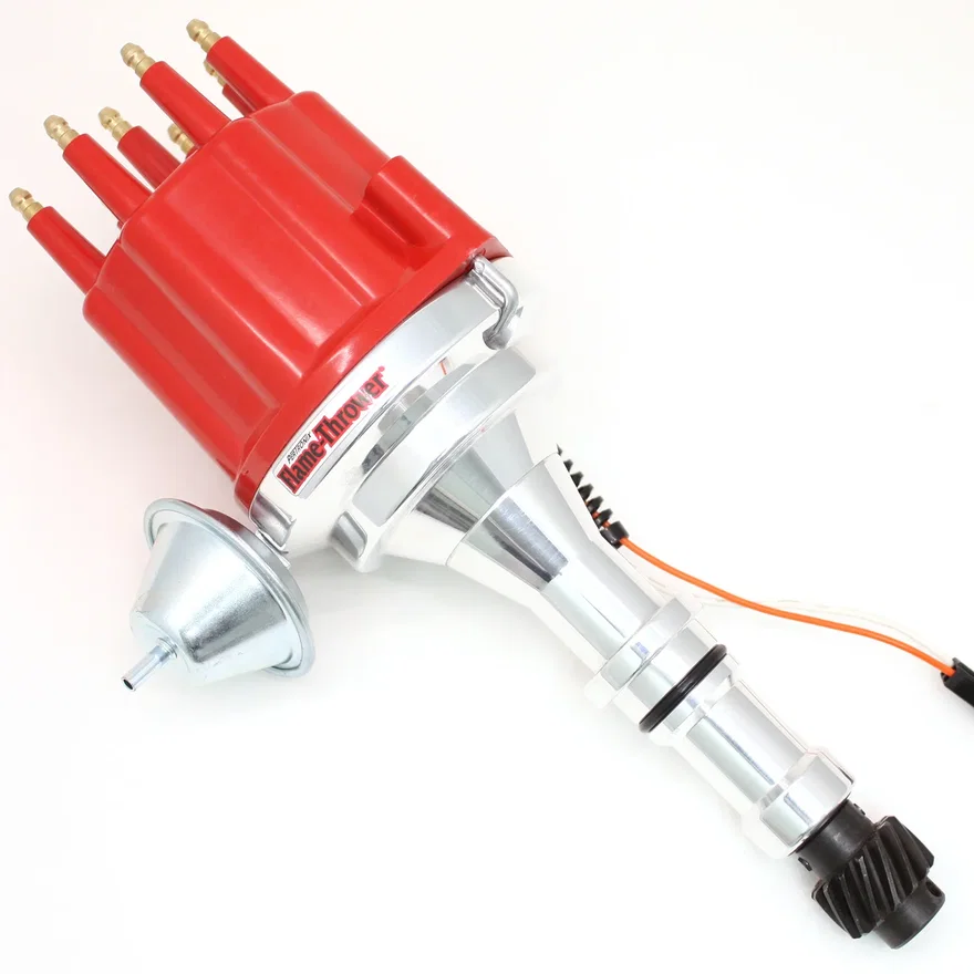 Dist Billet Mag Trig Buick 215-350 Red Male cap Vac Adv