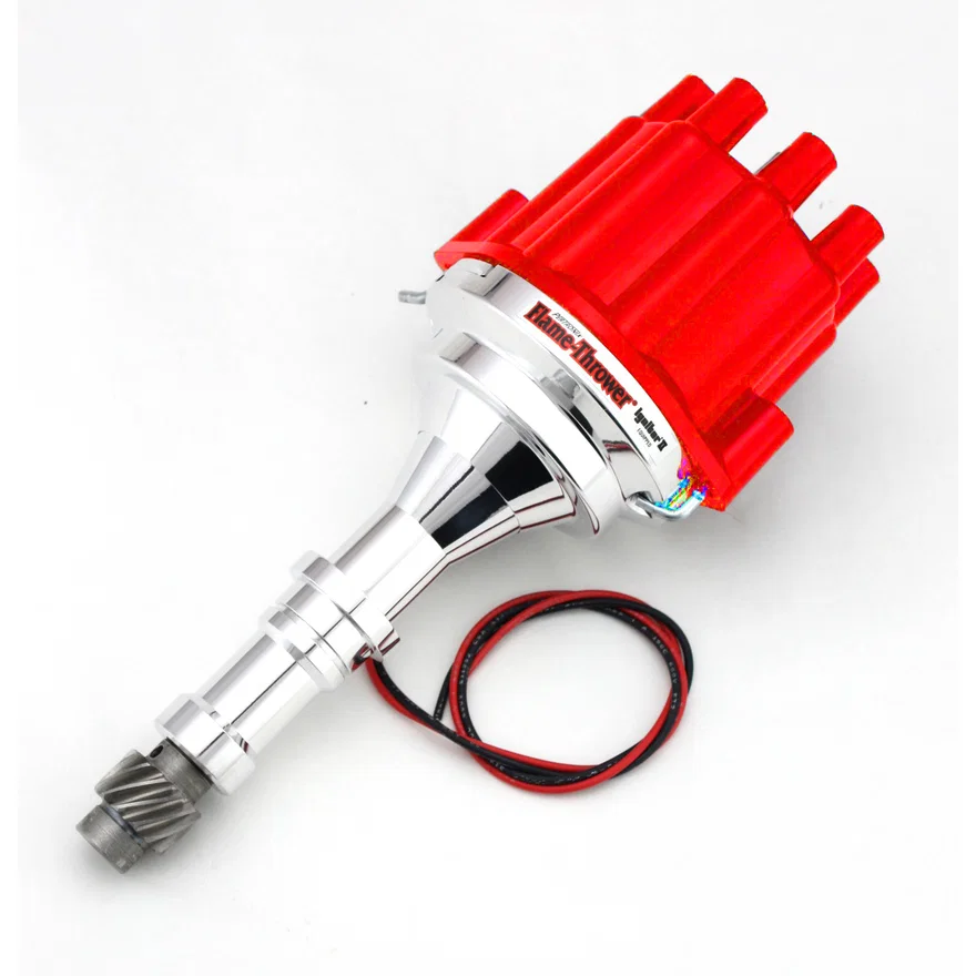 Dist Billet Buick V8 400-455 Non/Vac Red Cap