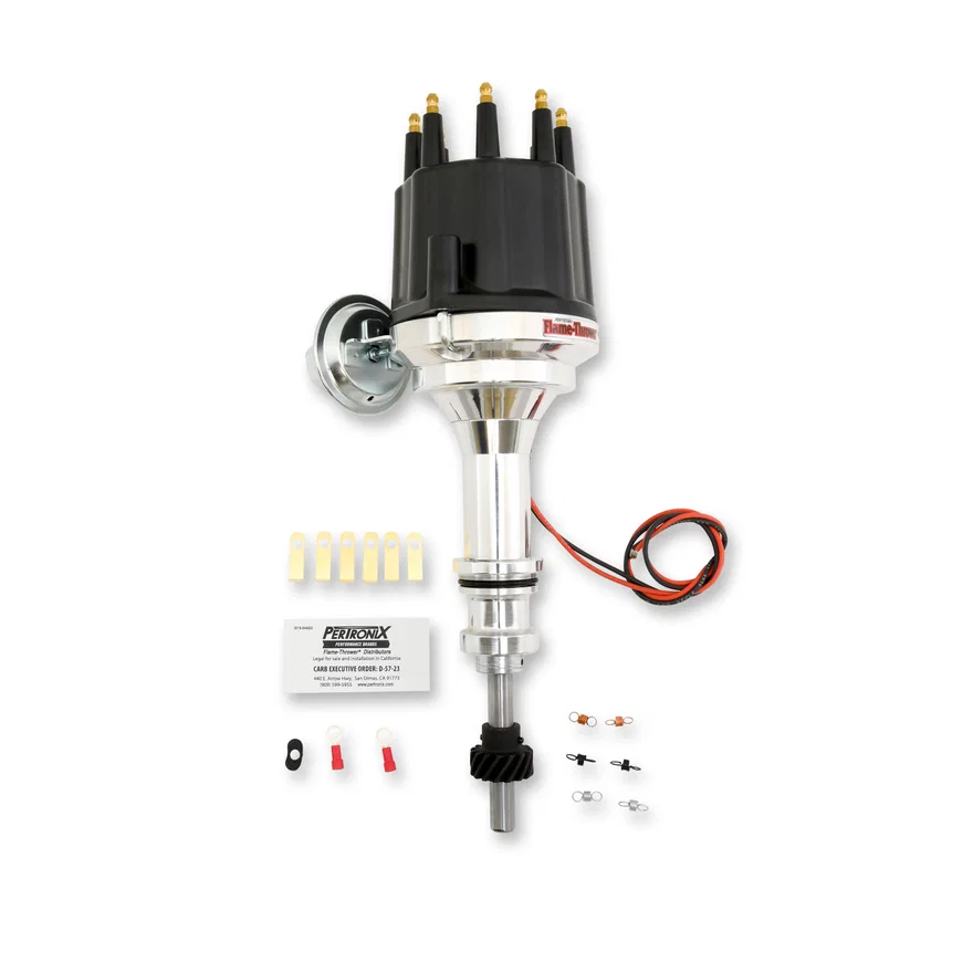 Dist Billet Ford 351W blk Male cap