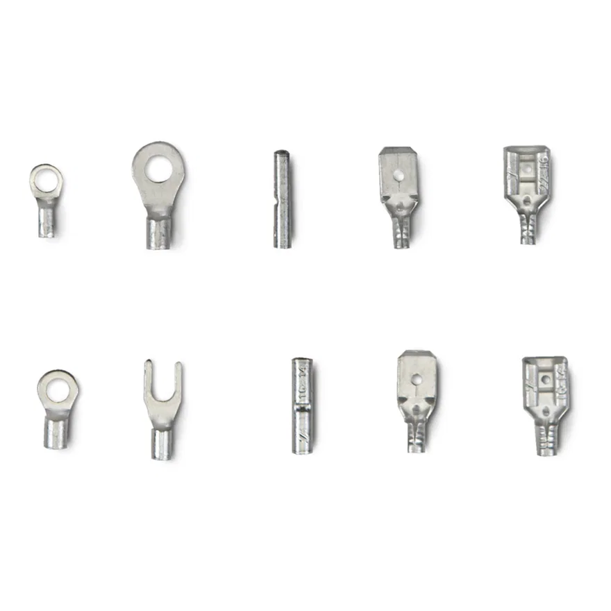 Ignition Connector kit (150pcs). Contains #6 spade terminals, Butt connector, #6 ring terminals,Female and Male disconnectors for 22-14 AWG wire