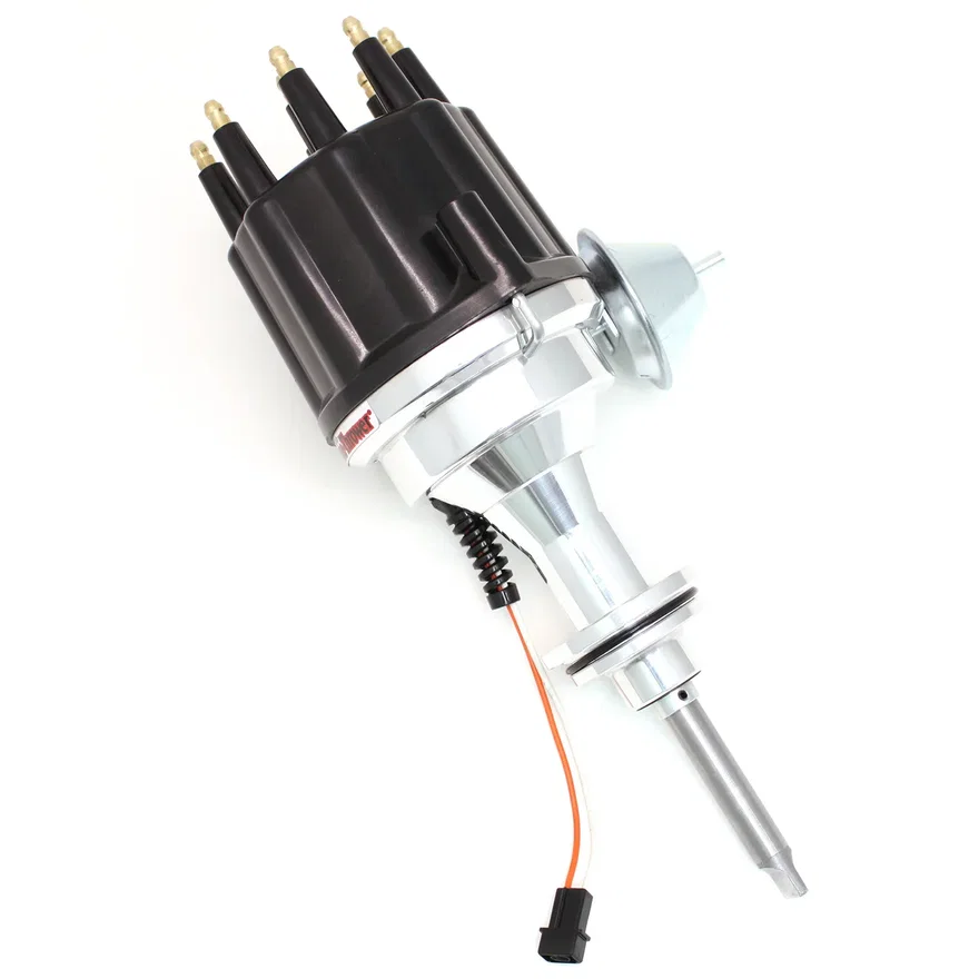 Dist Billet Mag Trig Mopar 426-440 Blk Male cap Vac Adv for Chrysler
