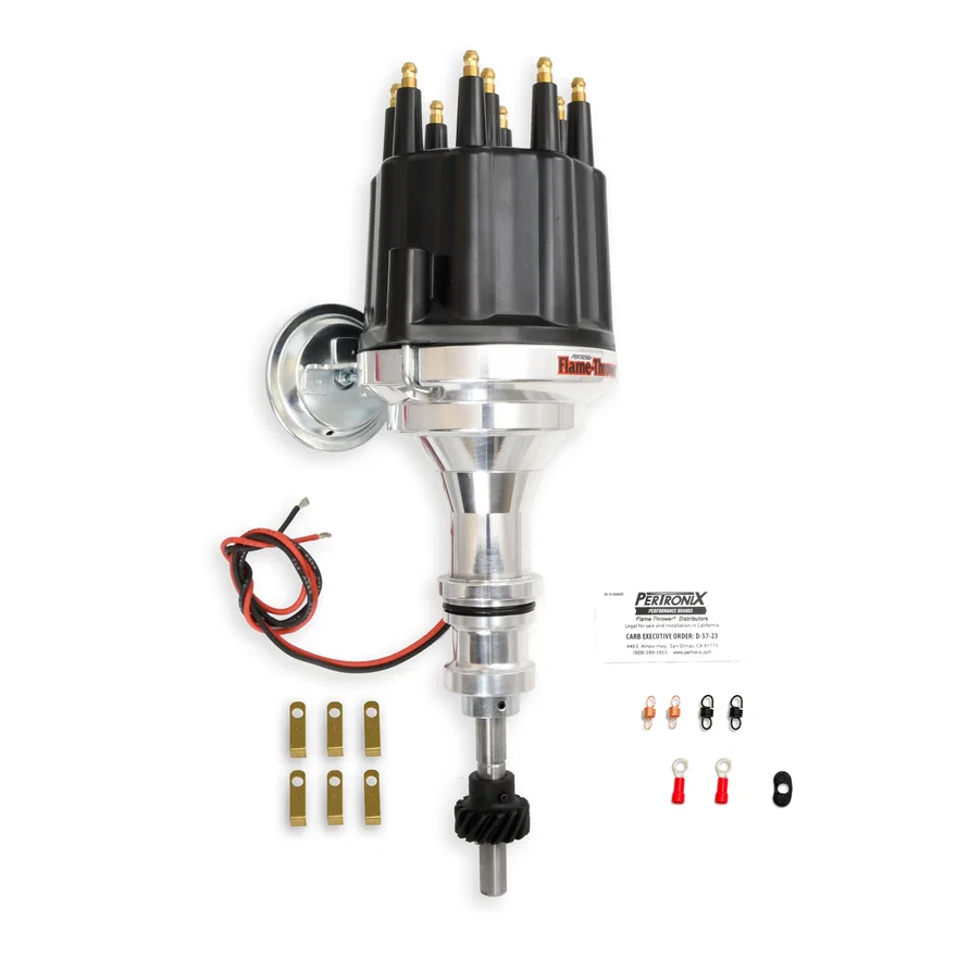 Dist Billet Ford SB blk Male cap
