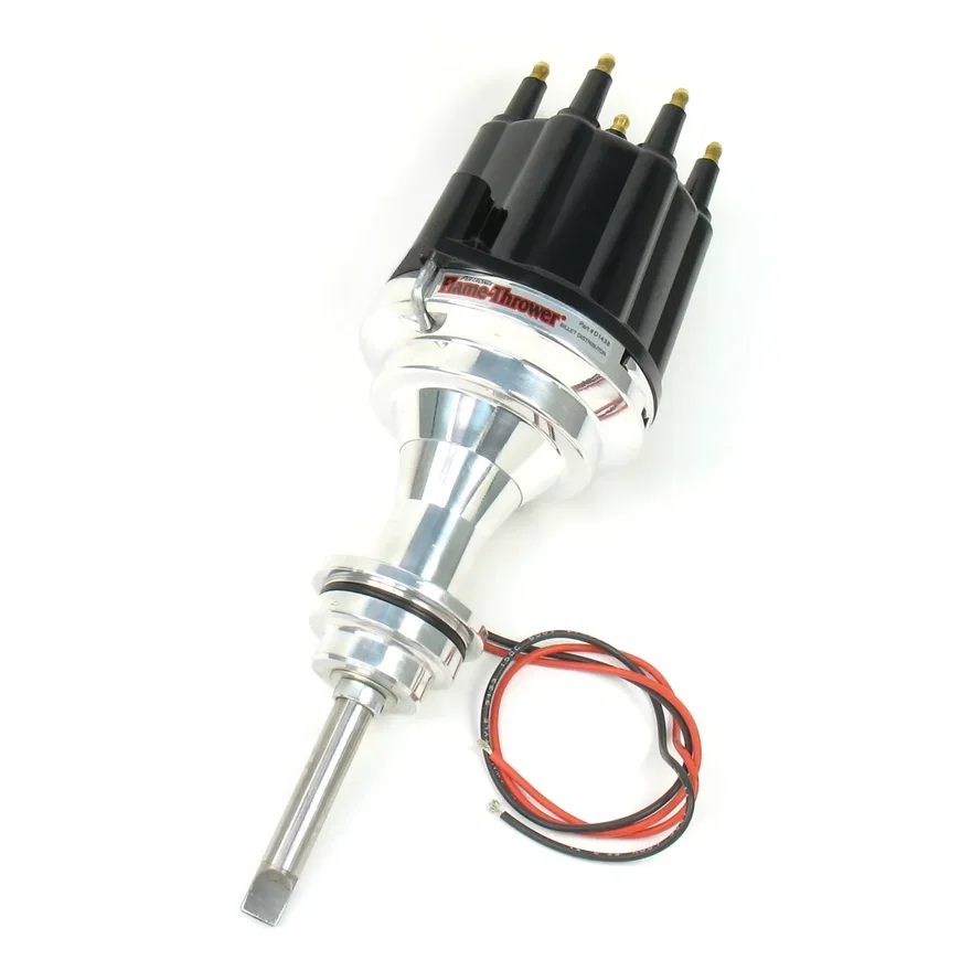 Dist Billet I3 Mopar 426-440 No Vac blk Male cap for Chrysler