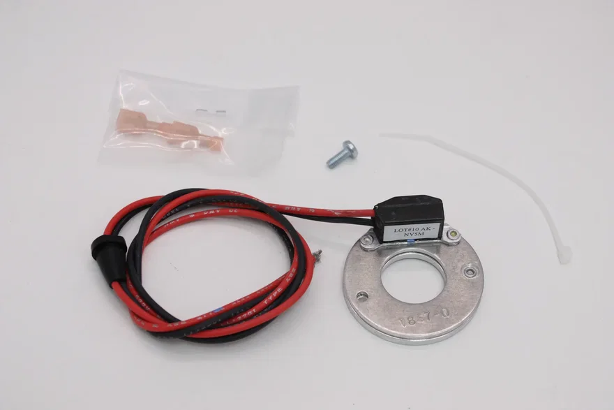 REPLACEMENT ORIGINAL IGNITOR MODULE FOR ALL FLAME-THROWER "STOCK-LOOK" BOSCH STYLE NON VACUUM ADVANCE DISTRIBUTORS. 6-VOLT NEGATIVE GROUND