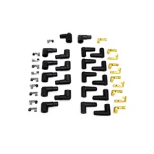 Flame-Thrower Spark Plug Wires 8 cyl 8mm Universal 90 Degree Black image 2
