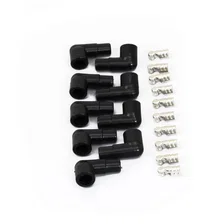 Flame-Thrower Spark Plug Wires 8 cyl 8mm Universal Straight Ceramic Boot Black Wire image 3