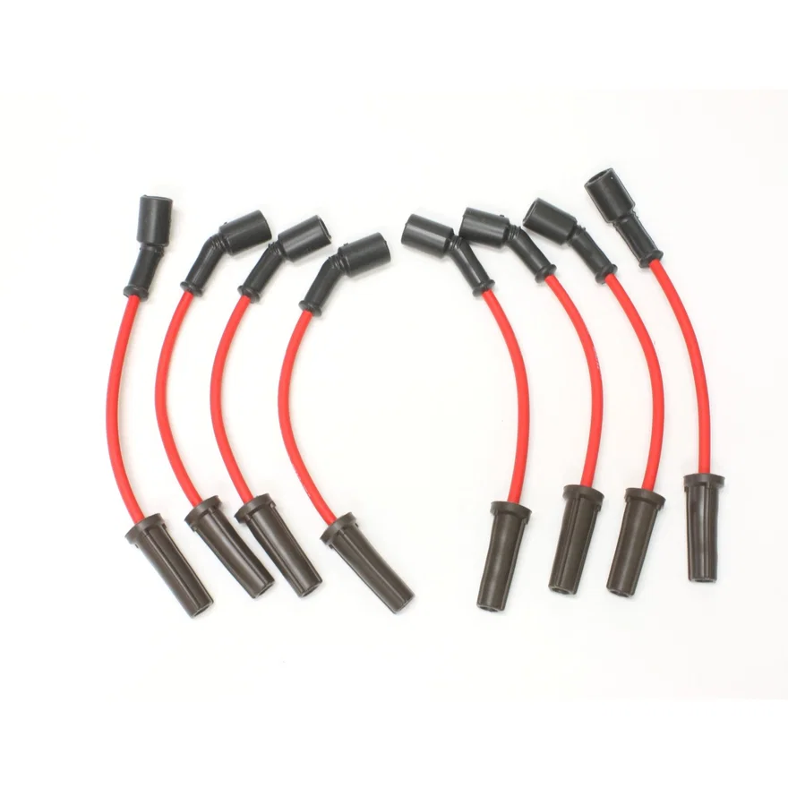 Flame-Thrower Spark Plug Wires 8 cyl 8mm 2010-2013 GM LS3 Red