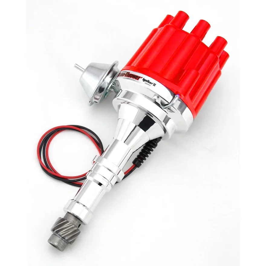Dist Billet I3 Buick V8 215-350 Vac Red Cap