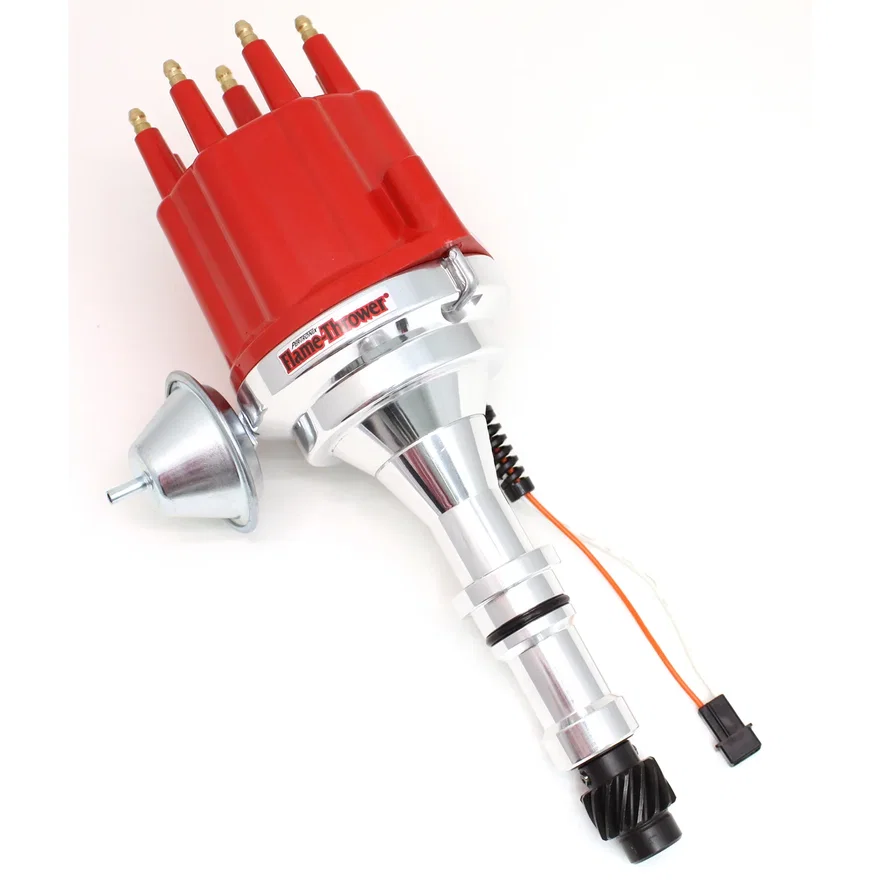 Dist Billet Mag Trig Buick 400-455 Red Male cap Vac Adv