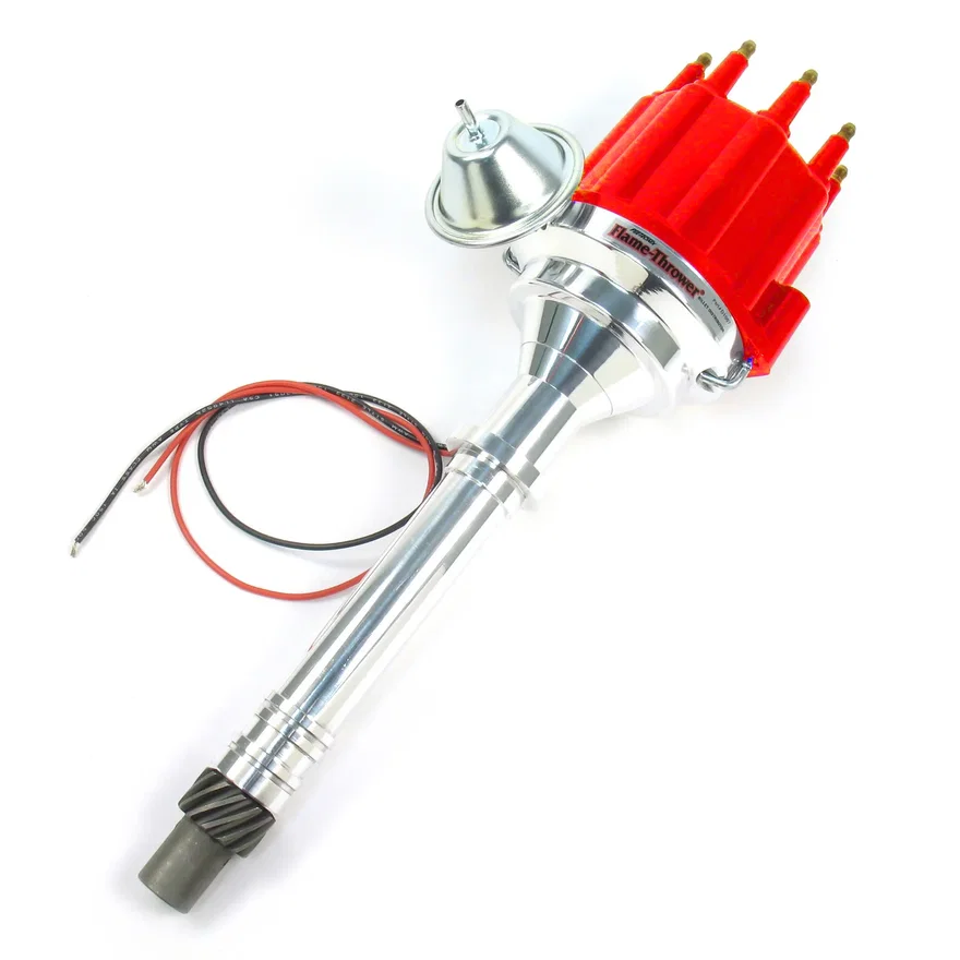 Dist Billet I3 Chevy red Male cap
