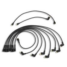Flame-Thrower Spark Plug Wires 8 cyl Custom Fit Black image 1