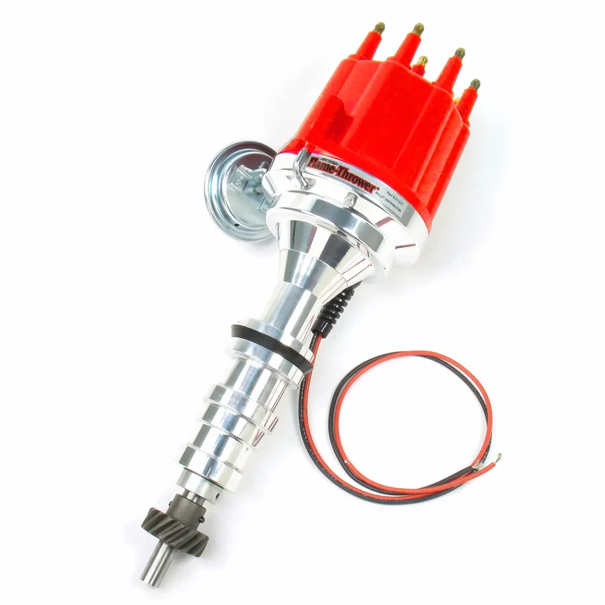 Dist Billet I3 Ford FE 352-428, Red Male Cap