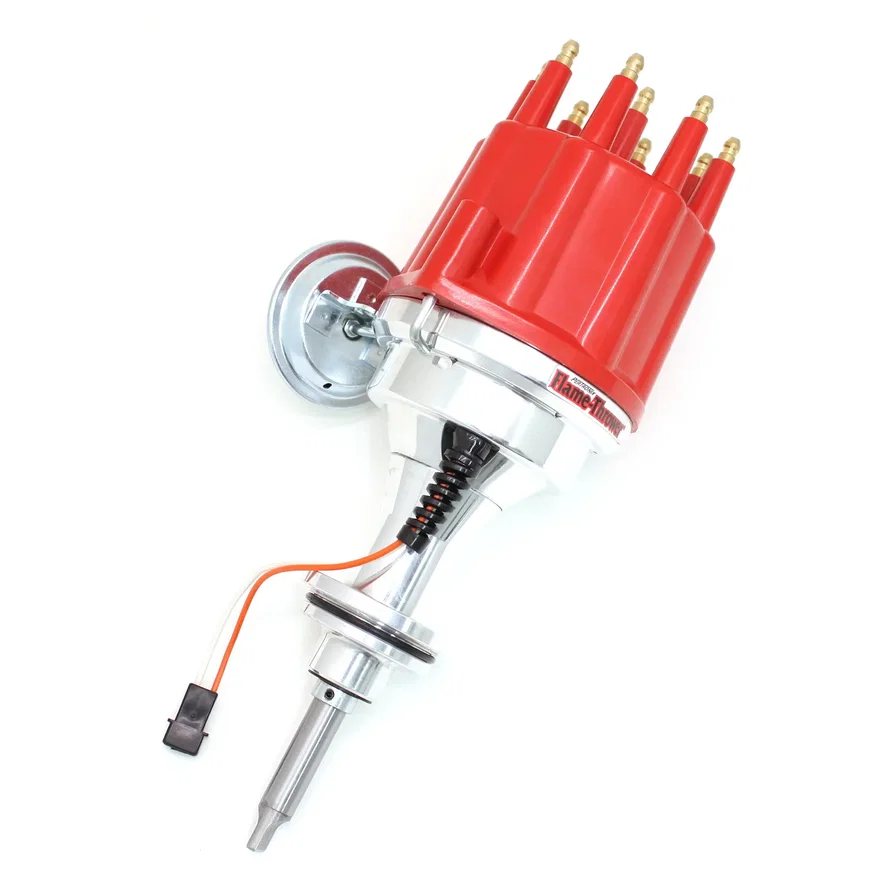Dist Billet Mag Trig Mopar 383-400 Red Male cap Vac Adv for Chrysler
