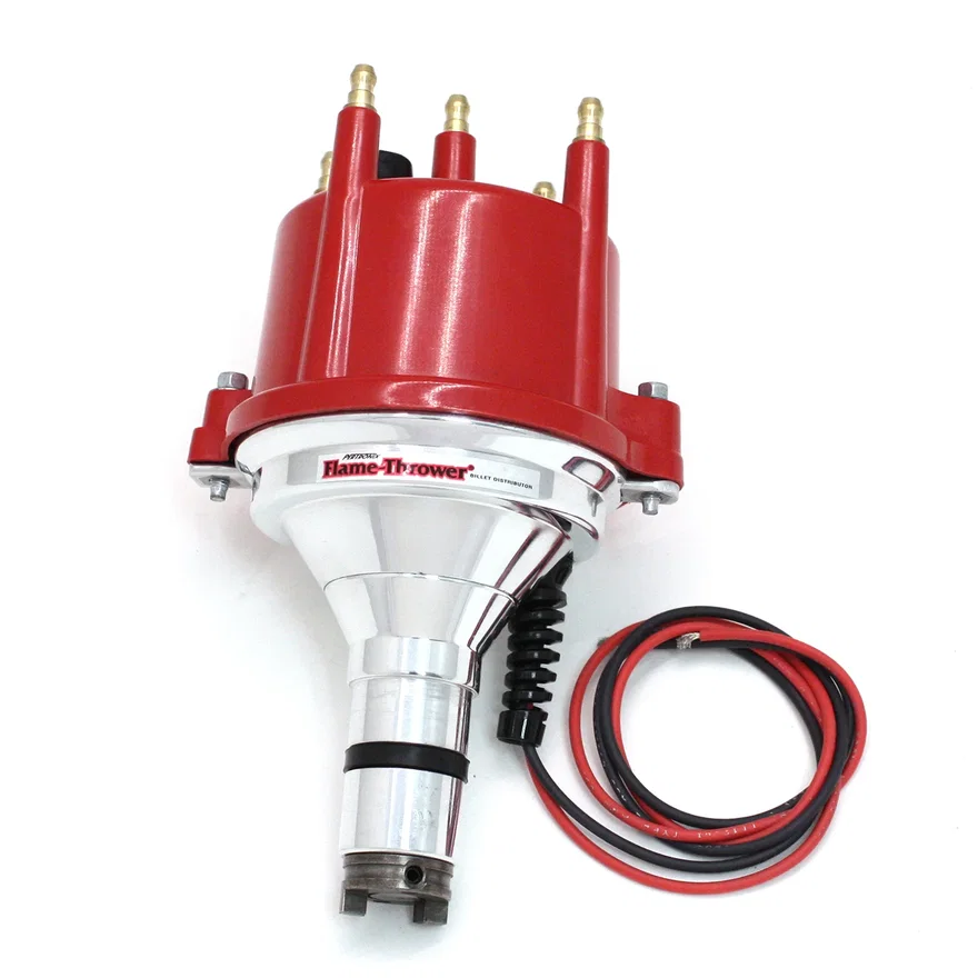 Dist Billet I3 VW Type 1 Eng, red cap