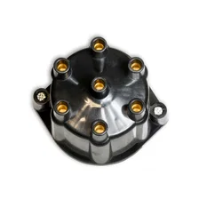 Dist Billet AMC/Jeep/IH L6 Vac Blk Cap image 3