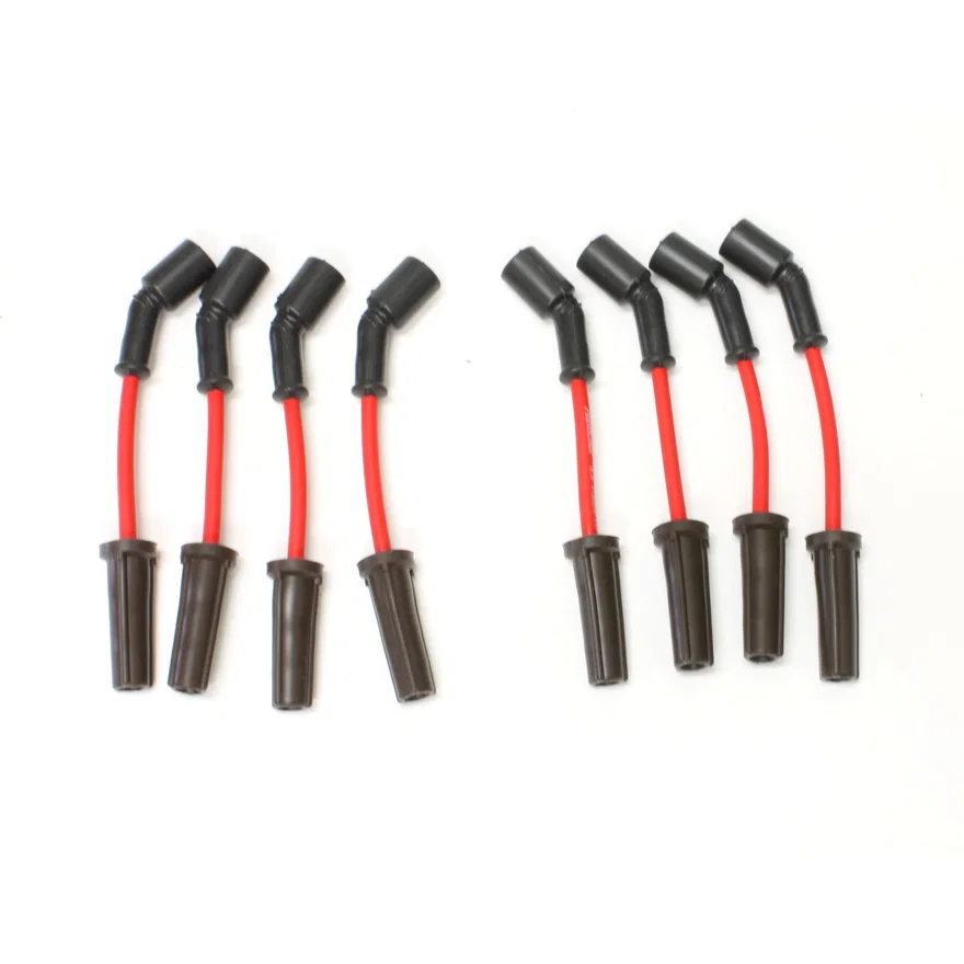 Flame-Thrower Spark Plug Wires 8 cyl 8mm 1998-2009 GM LS1 Red