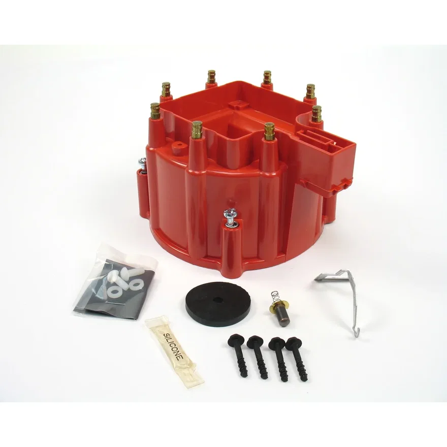 Flame-Thrower HEI Distributor Cap Red