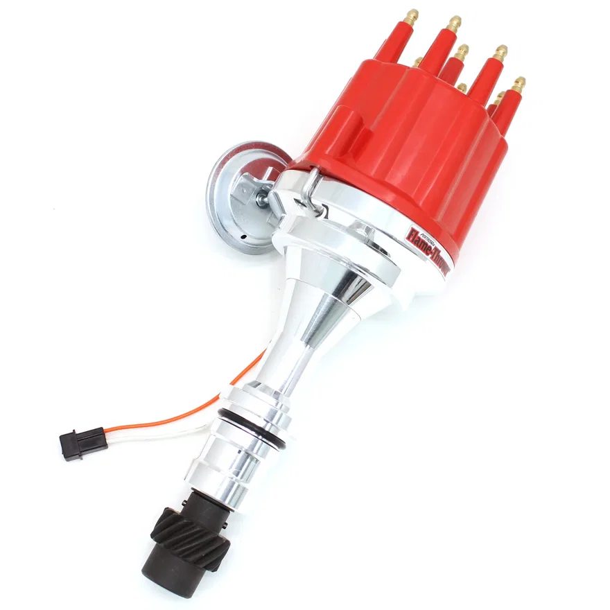 Dist Billet Mag Trig Oldsmobile 260-455 Red Male cap Vac Adv