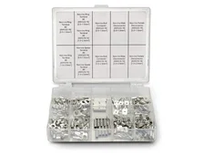 Ignition Connector kit (150pcs). Contains #6 spade terminals, Butt connector, #6 ring terminals,Female and Male disconnectors for 22-14 AWG wire image 2