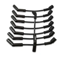 808224HT Flame-Thrower Spark Plug Wires GM LS 8 cyl 45 Black Ceramic Boots; 8MM Black wire image 1
