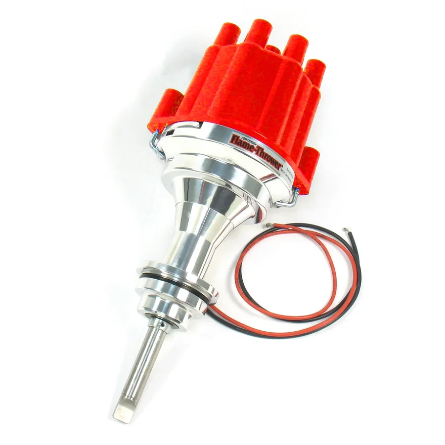 Dist Billet I3 Mopar 273-360 No Vac red cap for Chrysler