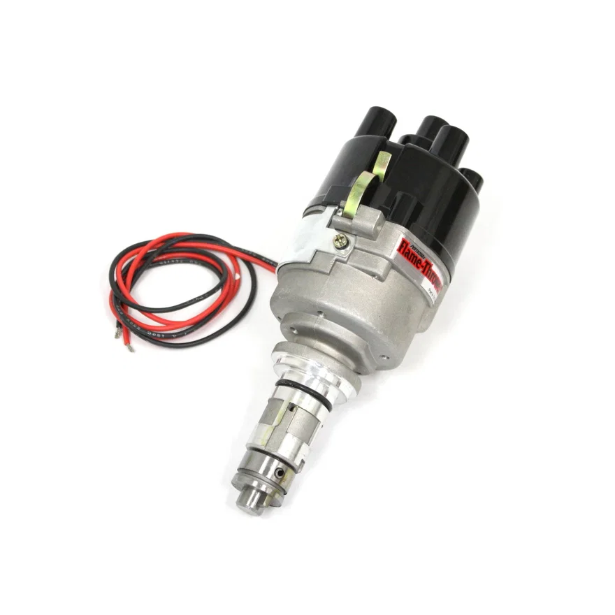 Dist British 4 cyl cast Ignitor II non-vac top exit cap