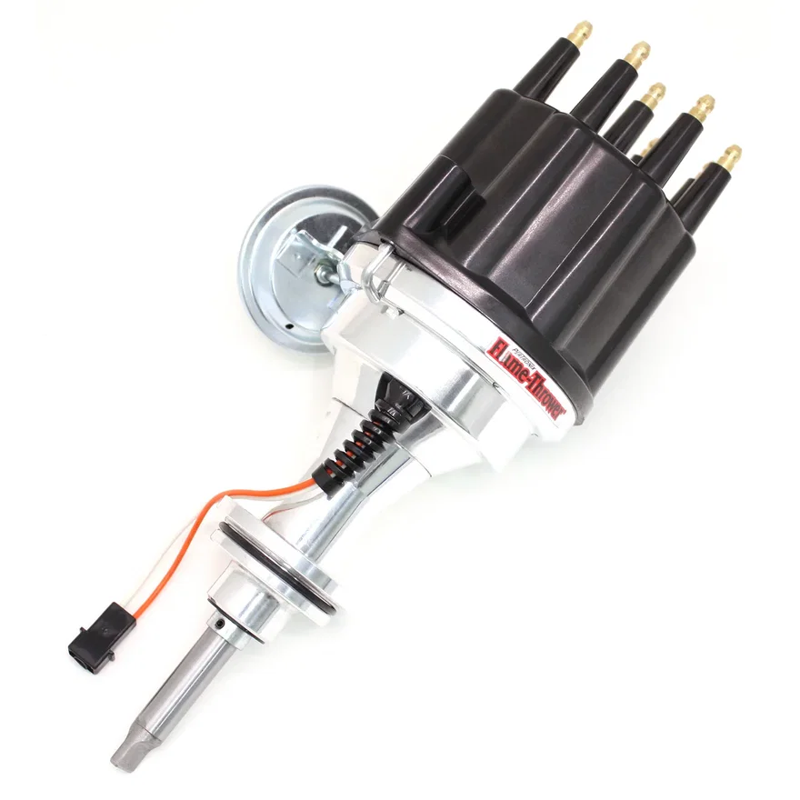 Dist Billet Mag Trig Mopar 383-400 Blk Male cap Vac Adv for Chrysler