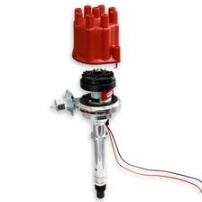 Dist Billet Chevy SB/BB red cap image 2