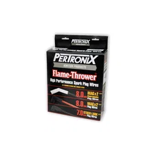 Flame-Thrower Spark Plug Wires 8 cyl 8mm Universal 90 Degree Black image 3