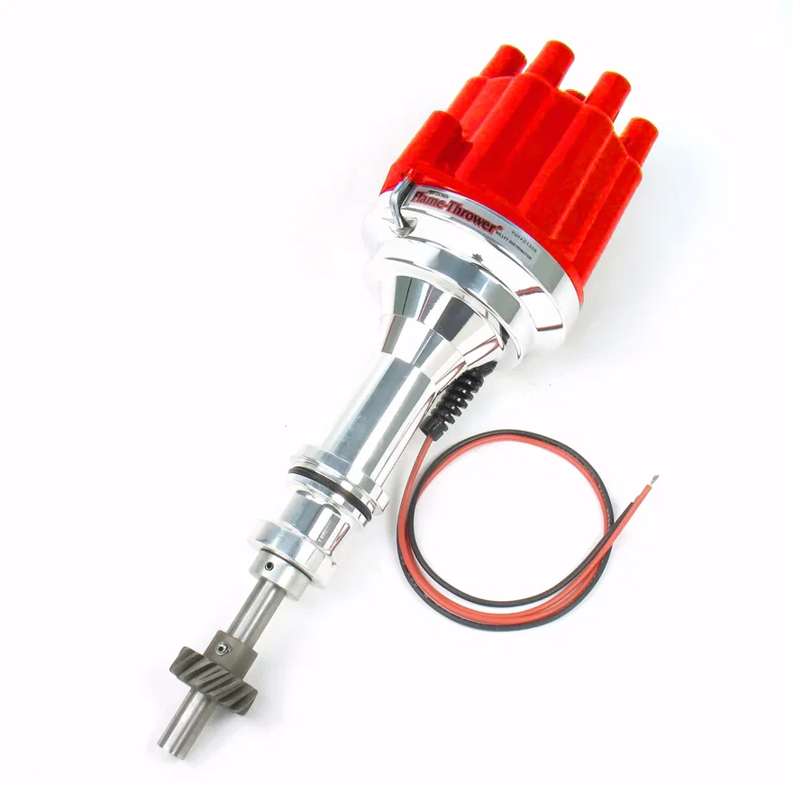Dist Billet I3 Ford 351C No/Vac red cap