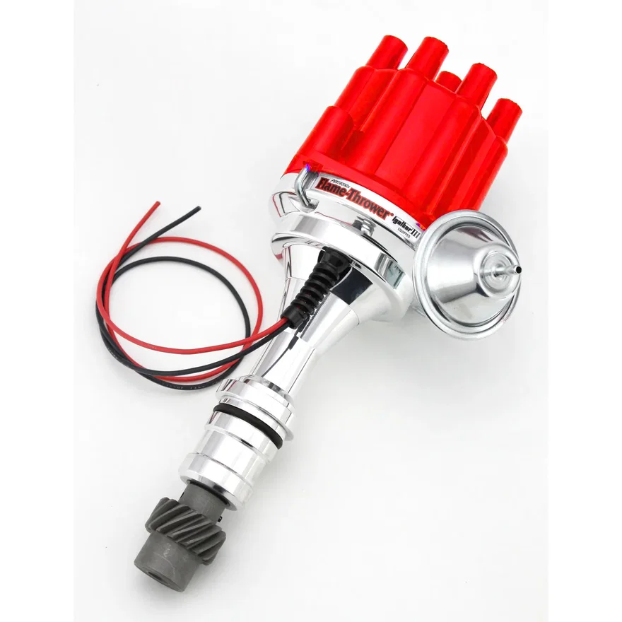 Dist Billet I3 Oldsmobile V8 Vac Red Cap
