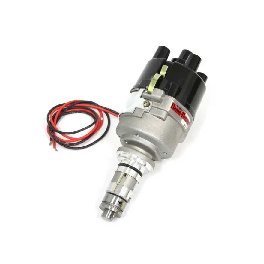 Dist British 4 cyl cast Ignitor non-vac top exit cap