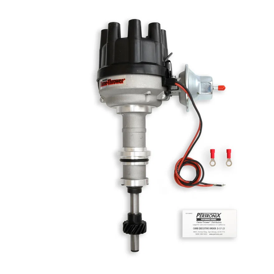 Dist Cast Ford FE blk cap