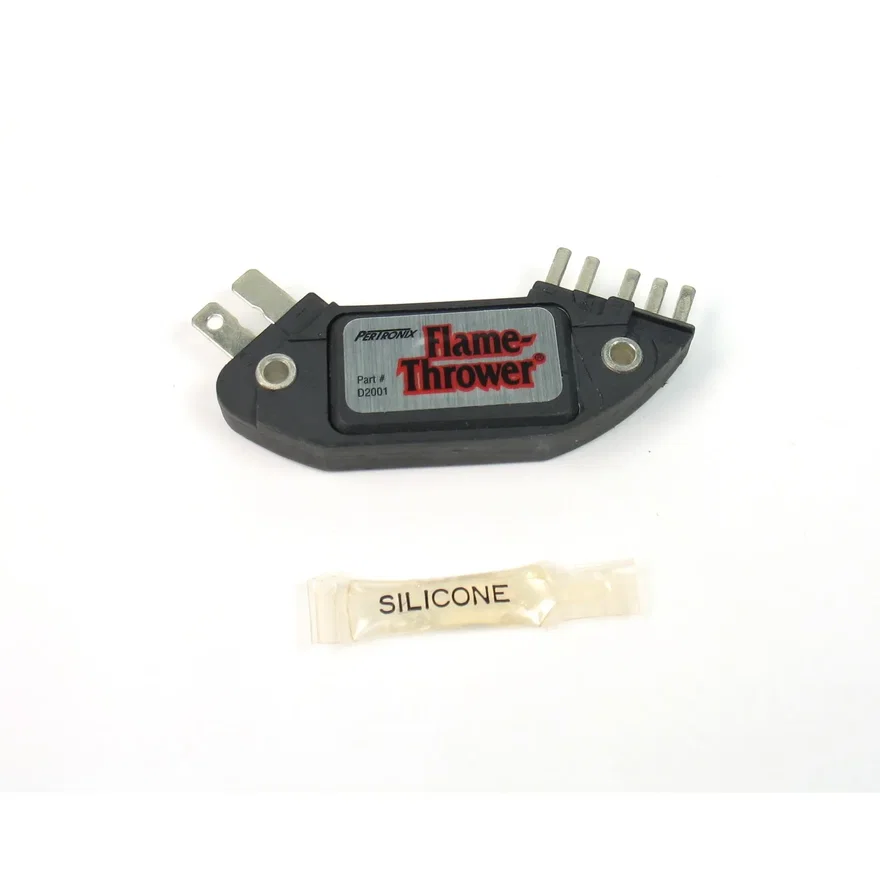 FLAME-THROWER 7-PIN HEI MODULE. REPLACMENT MODULE FOR GM 8-CYLINDER HEI DISTRIBUTORS FROM 1980-91