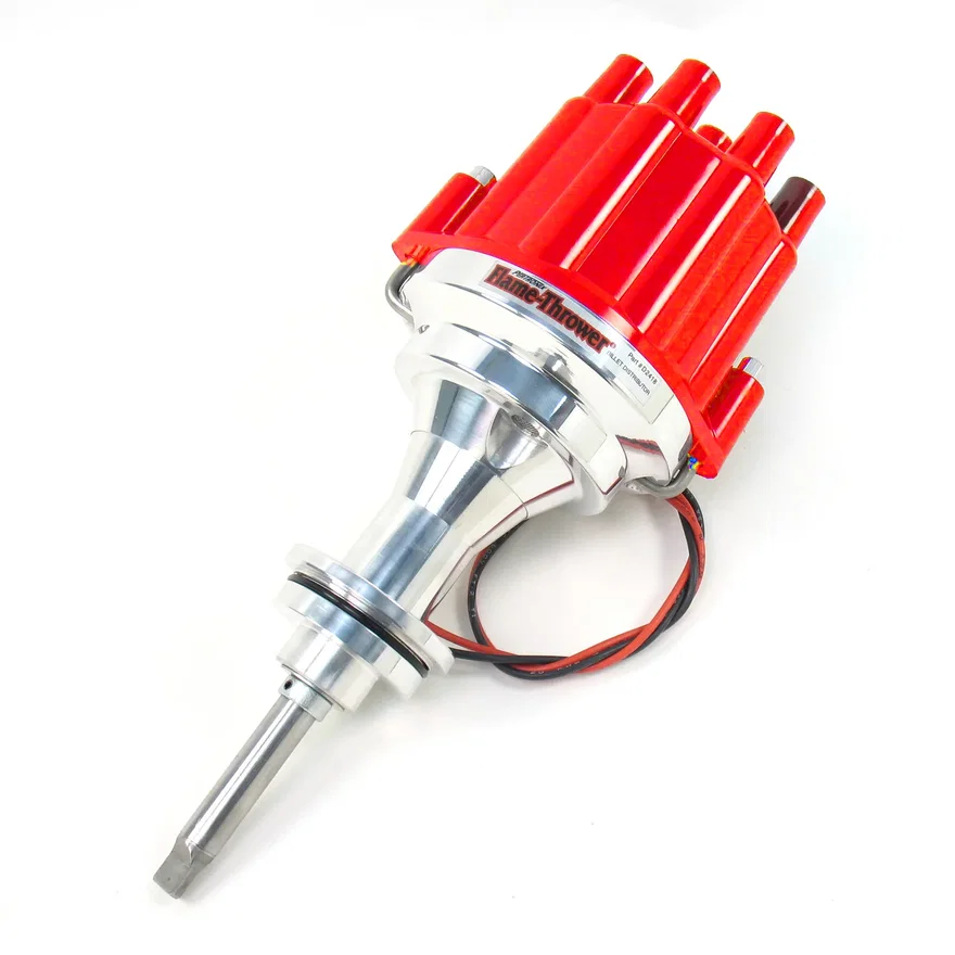 Dist Billet Marine Chrysler 273-360 red cap