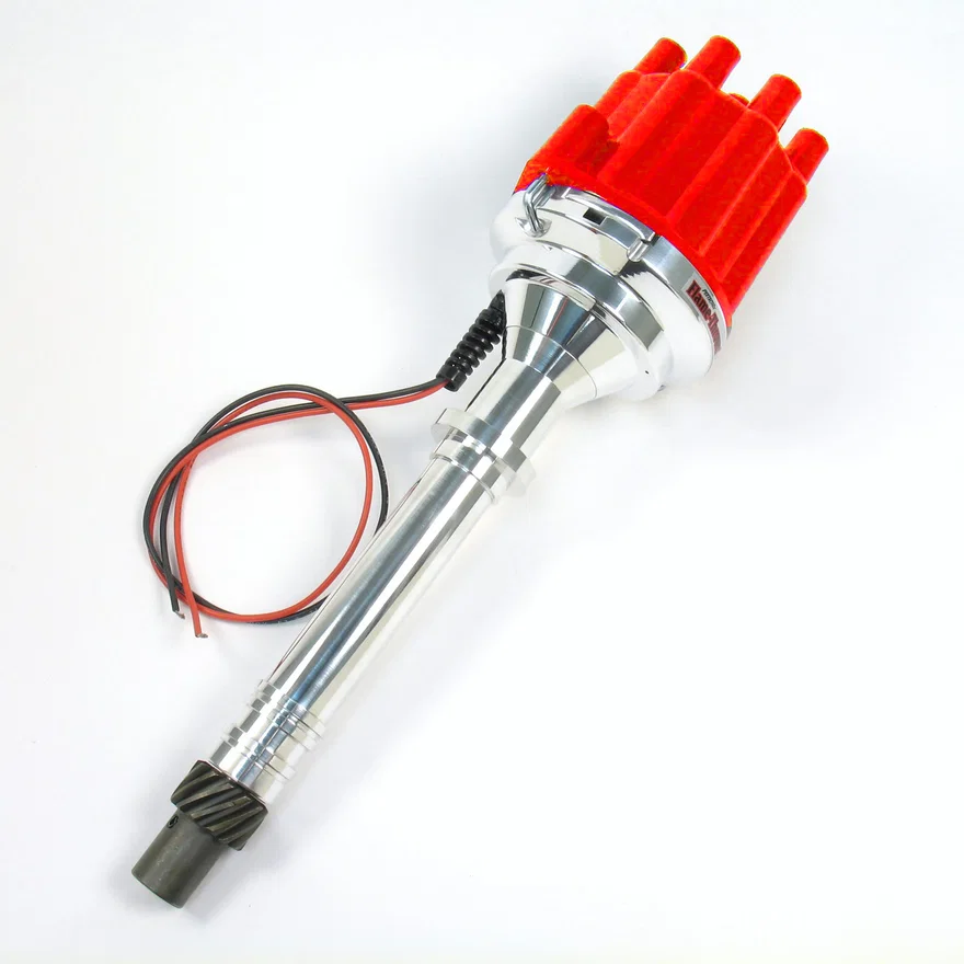 Dist Billet GM 90 deg V6 non/vac Red Cap