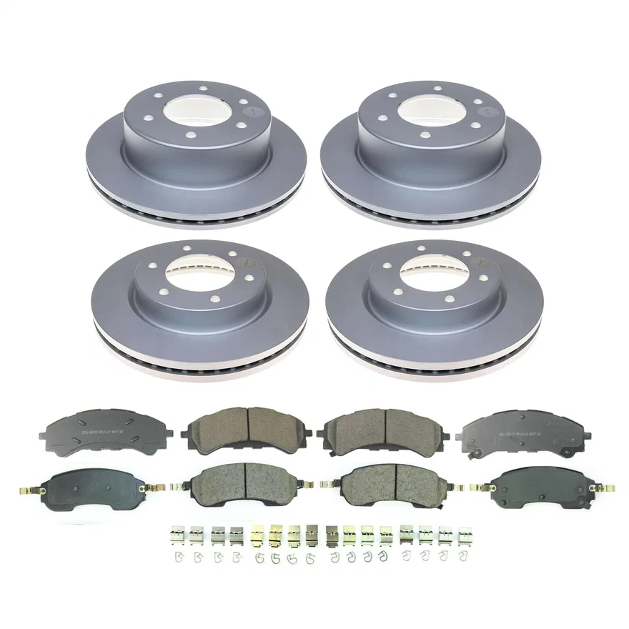 Front and Rear Z17 COATED BRAKE KIT for Ford Bronco