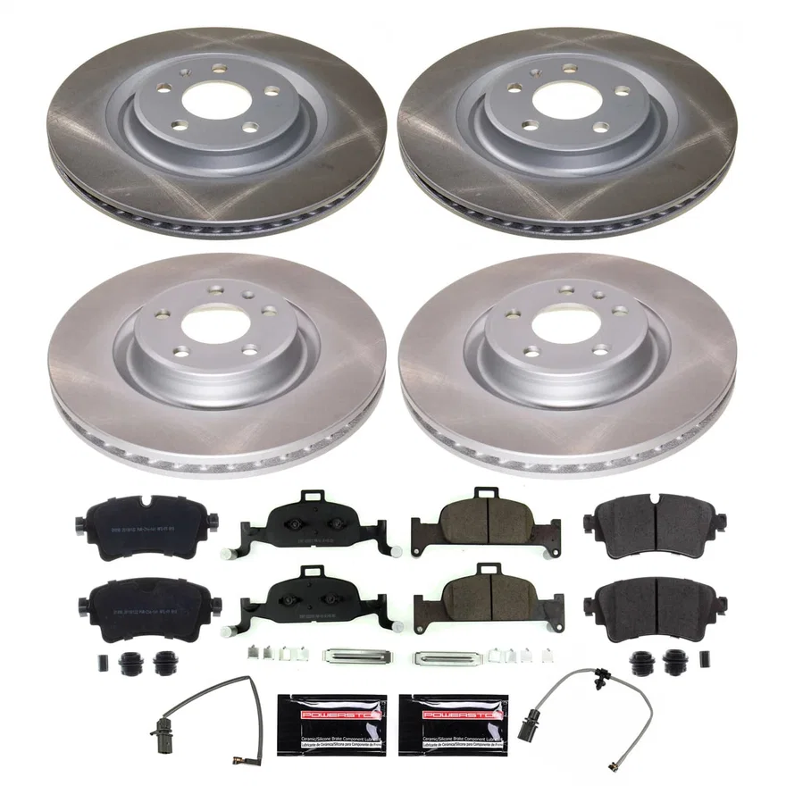 SEMI-COATED ROTOR KIT for Audi A6 Quattro