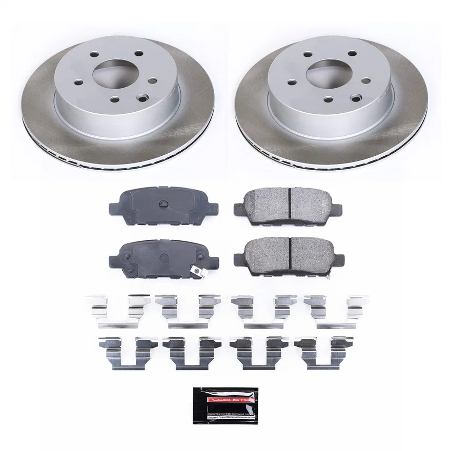 Rear SEMI-COATED ROTOR KIT