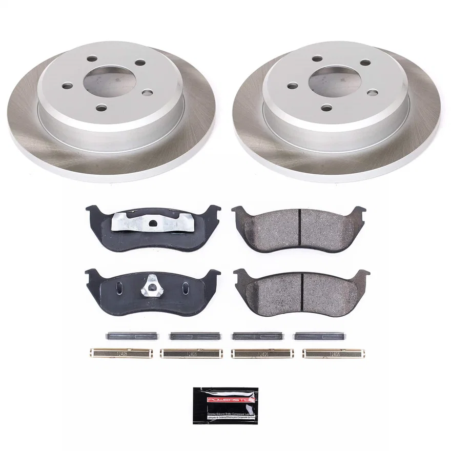 Rear SEMI-COATED ROTOR KIT