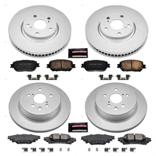 Front and Rear Z17 COATED BRAKE KIT for Lexus IS250 image 2