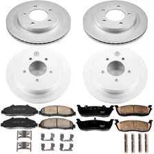 Front and Rear Z17 COATED BRAKE KIT for Ford F-150 image 2