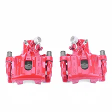 Rear RED CALIPER PAIR W/BRKT for Ford Focus image 2