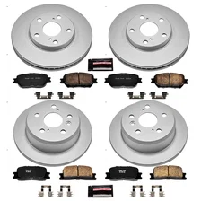 Front and Rear Z17 COATED BRAKE KIT for Toyota Camry image 2