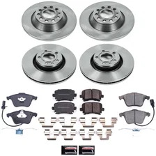 Front and Rear AUTOSPECIALTY BRAKE KIT for Audi image 2