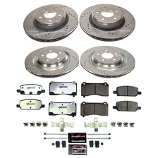 Front and Rear Z26 STREET BRAKE KIT for Tesla 3 image 1